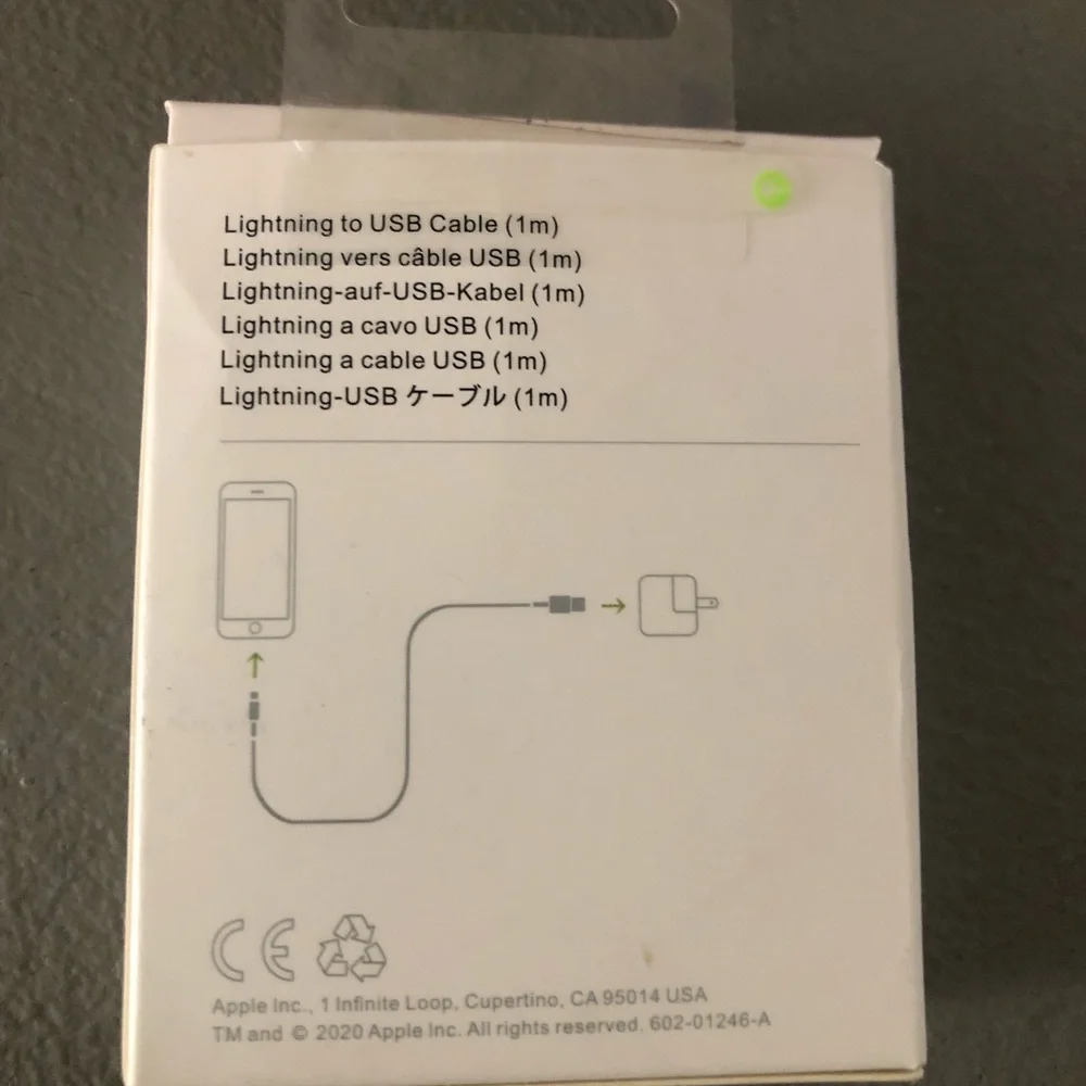 Apple charger cord